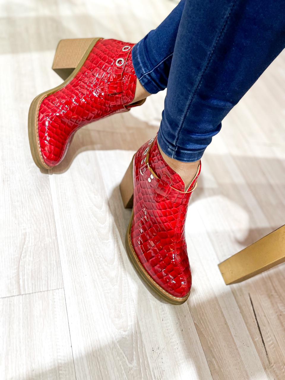 Botines Lolo Rojo