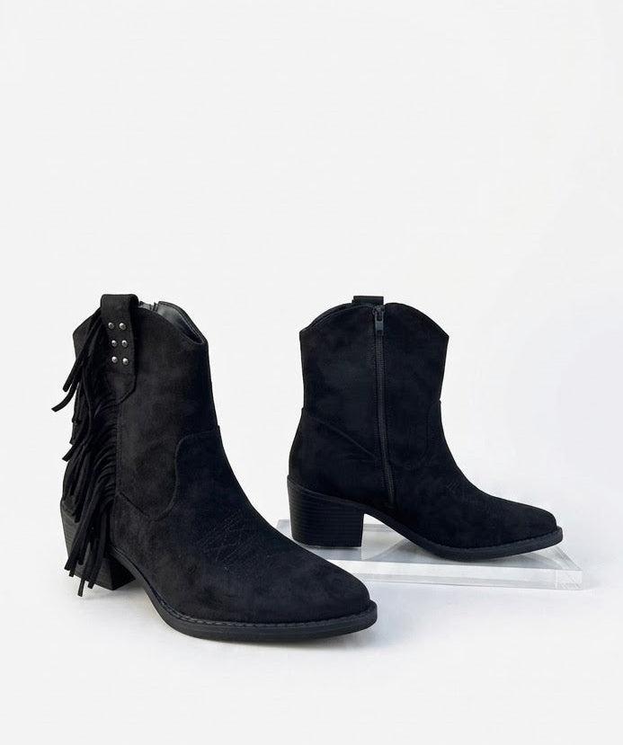 Botin elegante Ruby negro