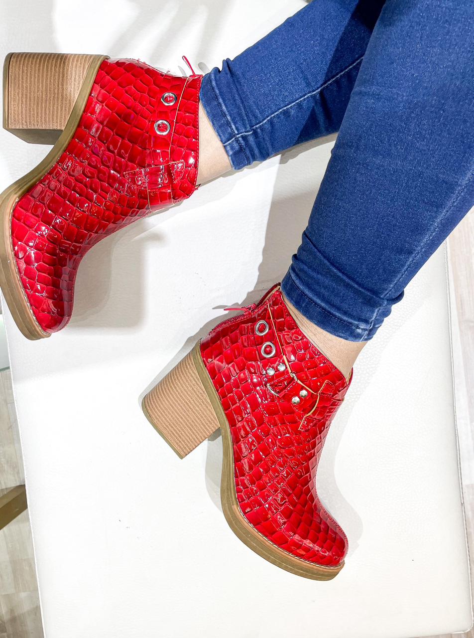 Botines Lolo Rojo