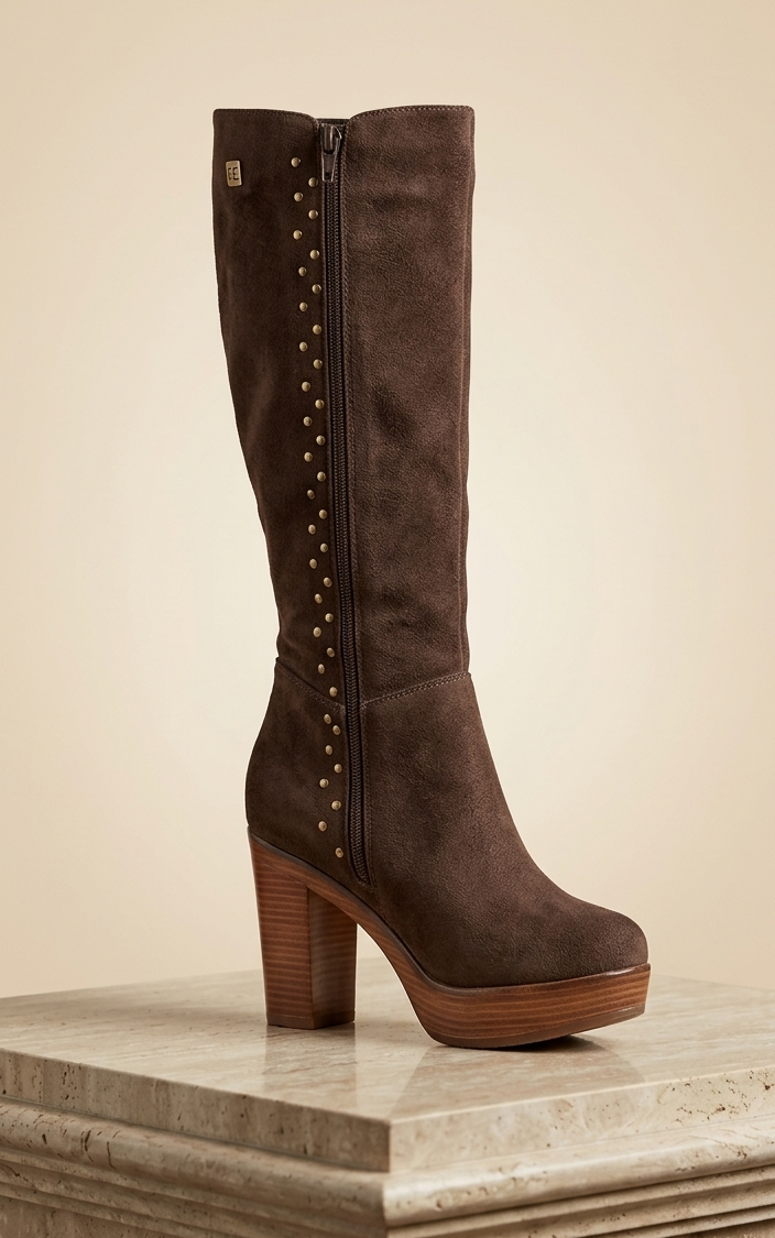 Botas QBM Cafe - Plataforma