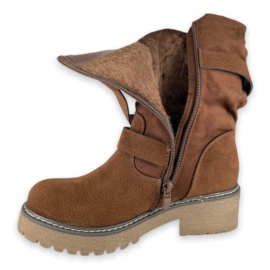 Botas Estefany Cafe abierto