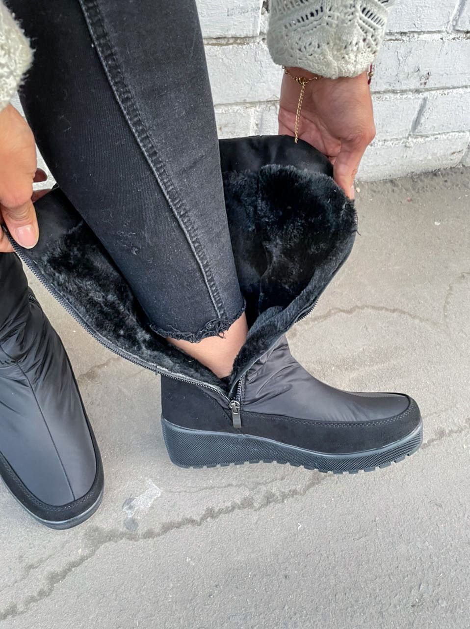 Botas Rain parte interna