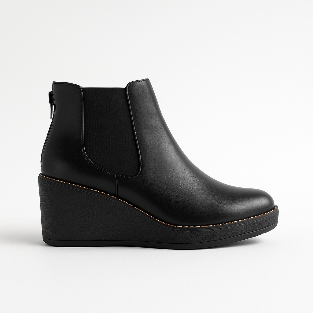 Botin Maite Negro con fondo blanco