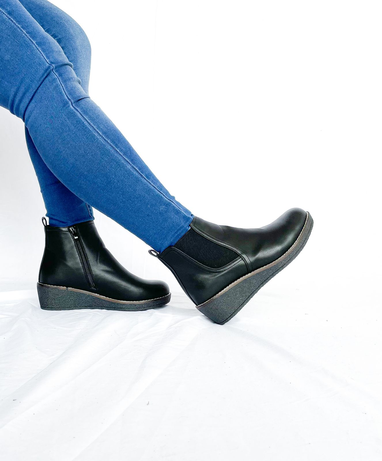 Botin Maite Negro tacon