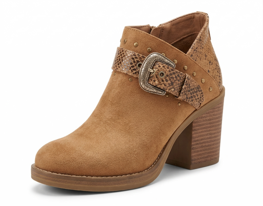 Botín cómodo Zol camel