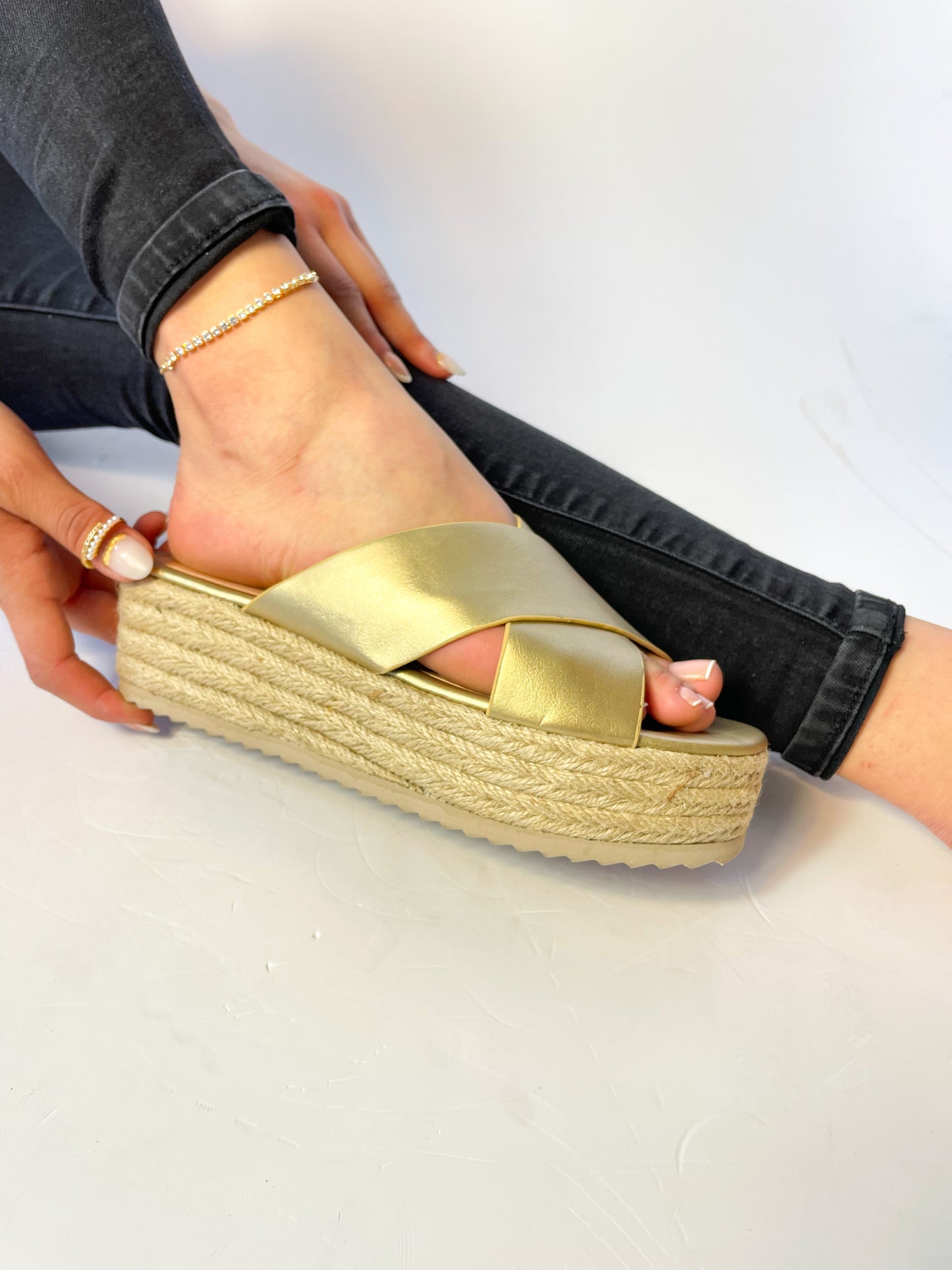 Sandalias Fabiana Oro
