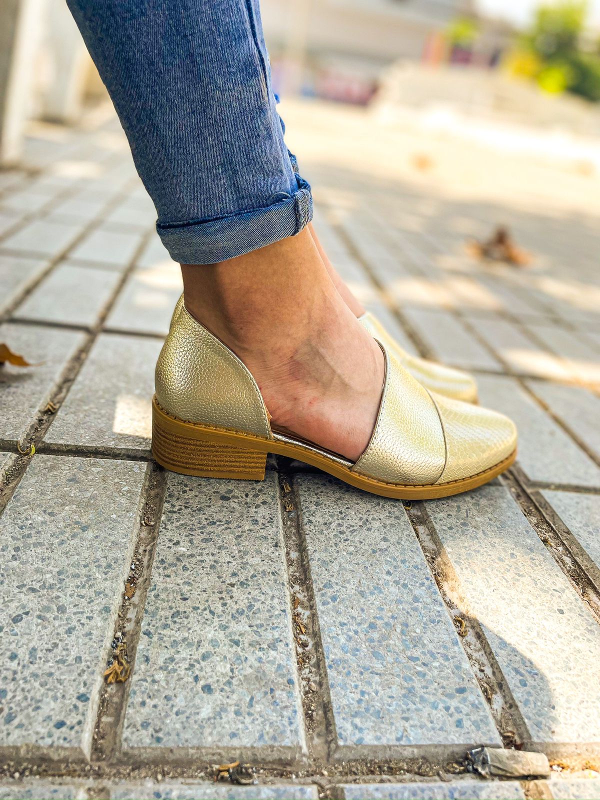 Zapatos New Lulu Dorado