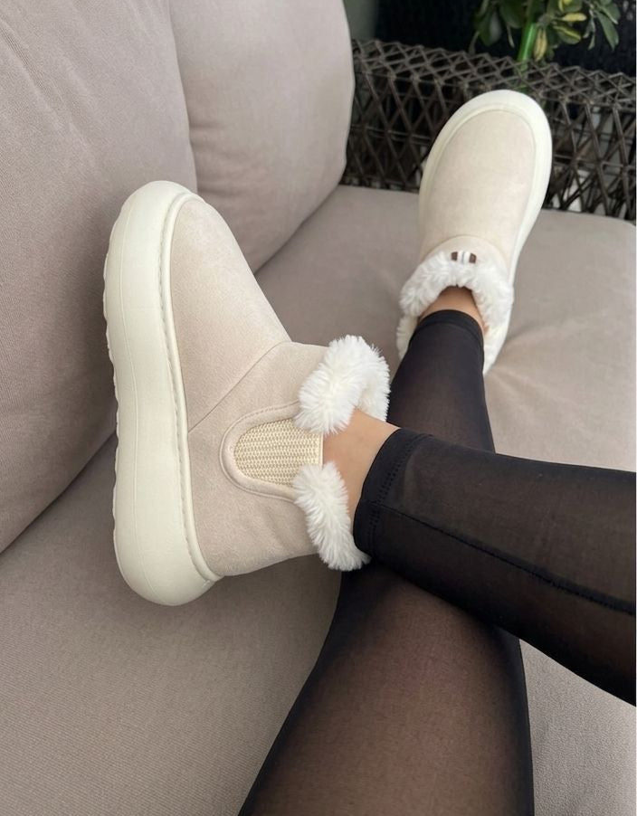 PANTUBOTAS extra calentitas extra livianas beige
