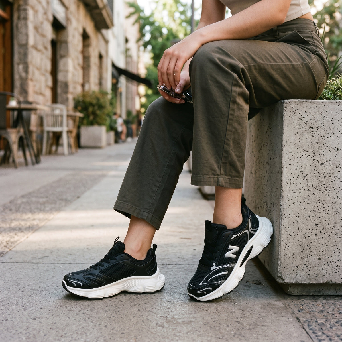 Zapatillas Julieta Urbanas Negro