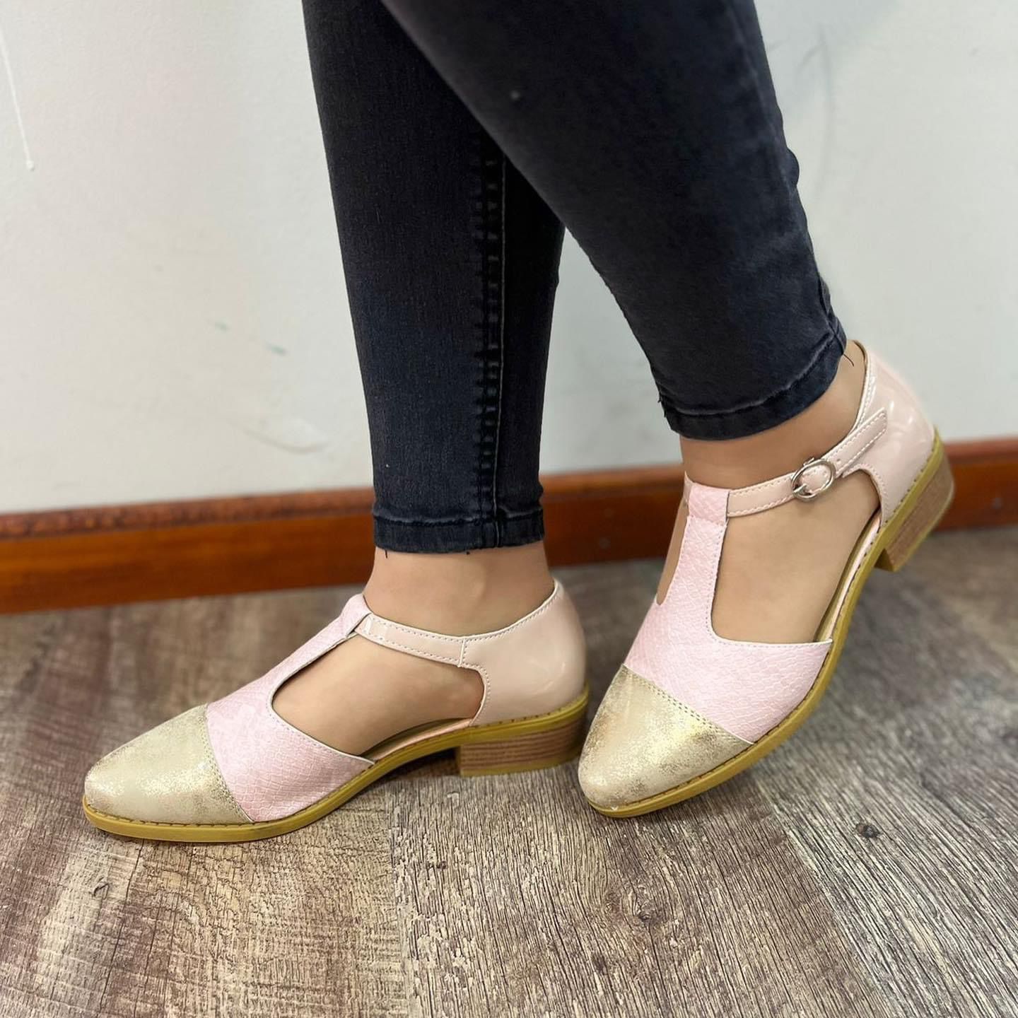 zapatos eliza rosa