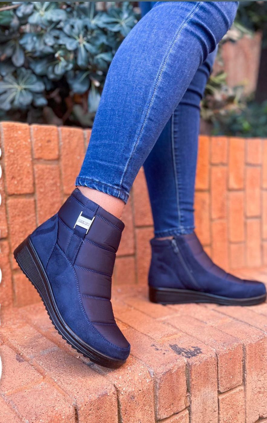 Botines Ana Azul