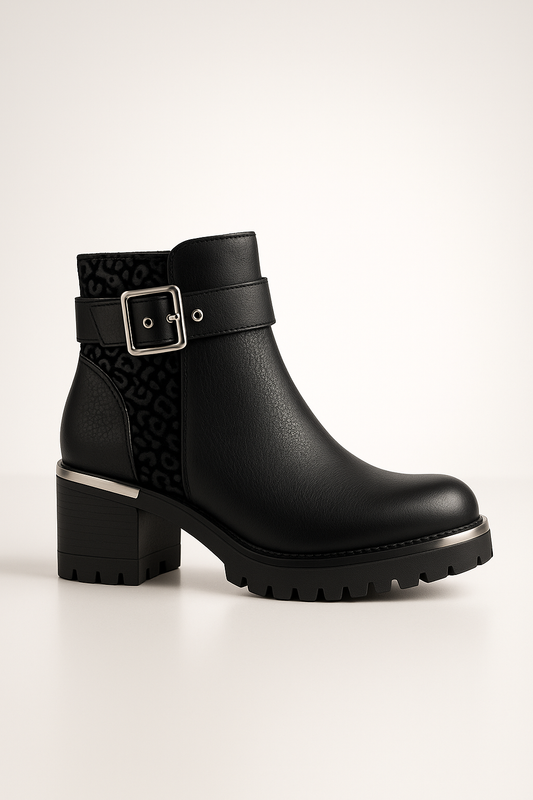 Botines Polly Negro