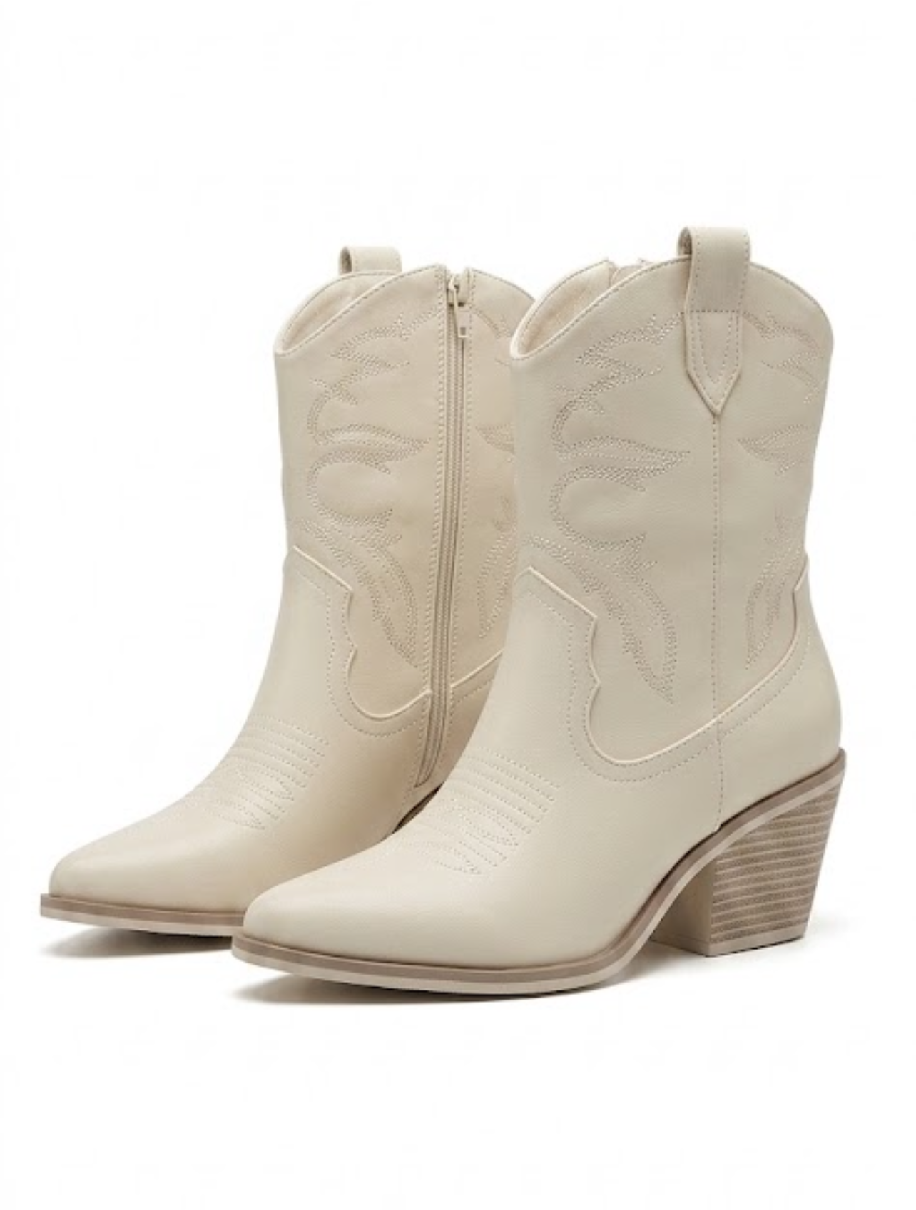 Botín Texan Gloria color blanco  (pre venta)