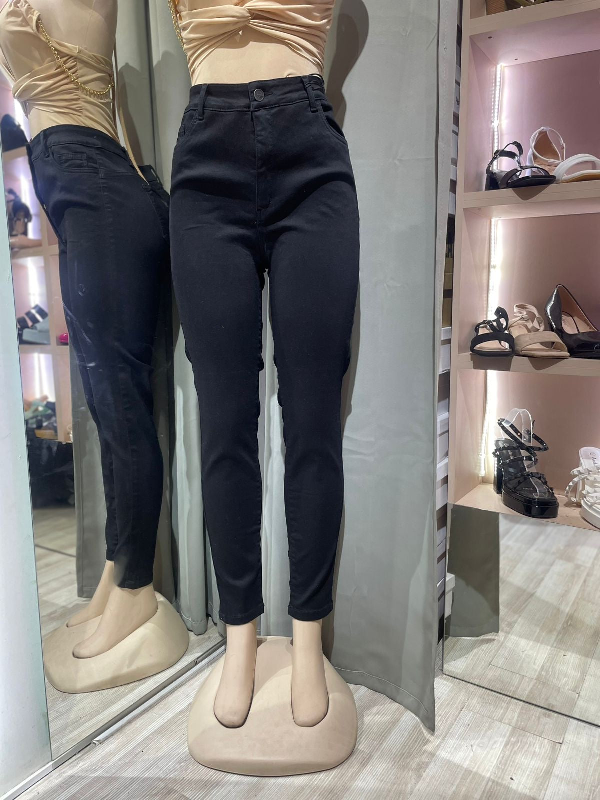 Jeans Paradisse skinny clásico negro