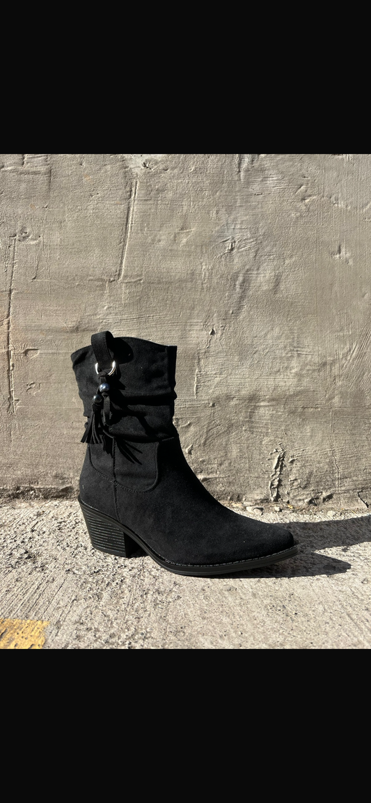 Botin elegante Ruby Negro