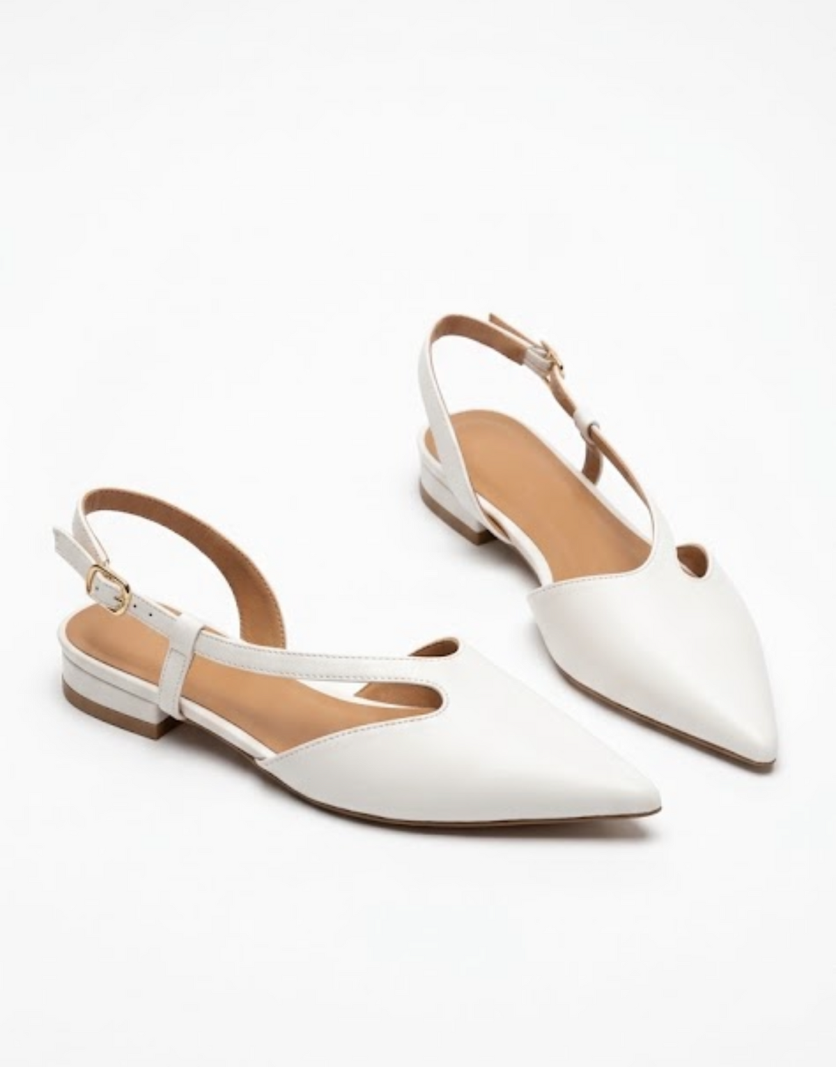 Ballet punta modelo Flor blanco