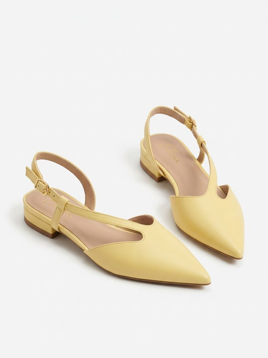 Ballet punta modelo Flor amarillo