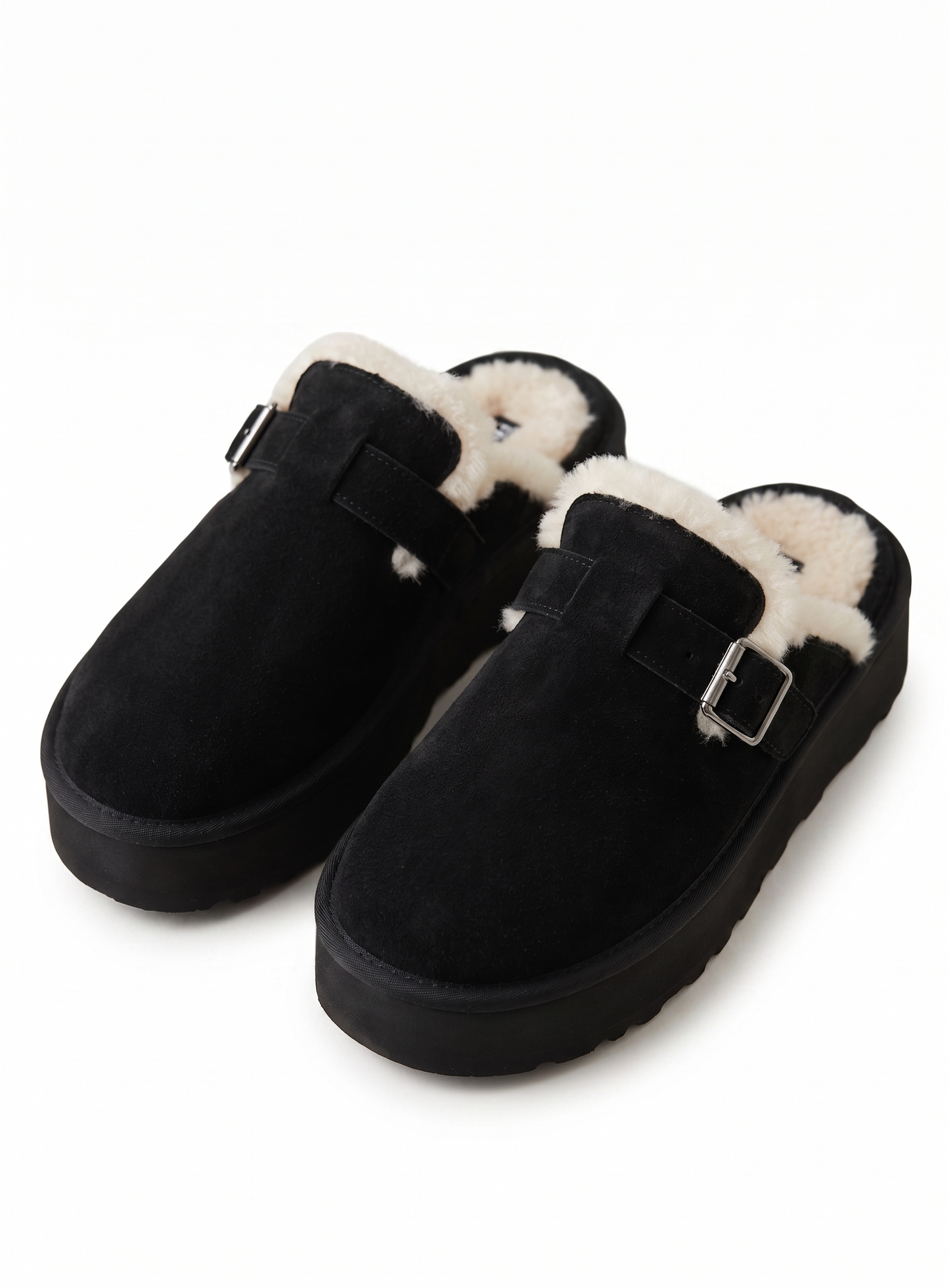 PantuBotas Birken Suecos SlipOn Platform Negro