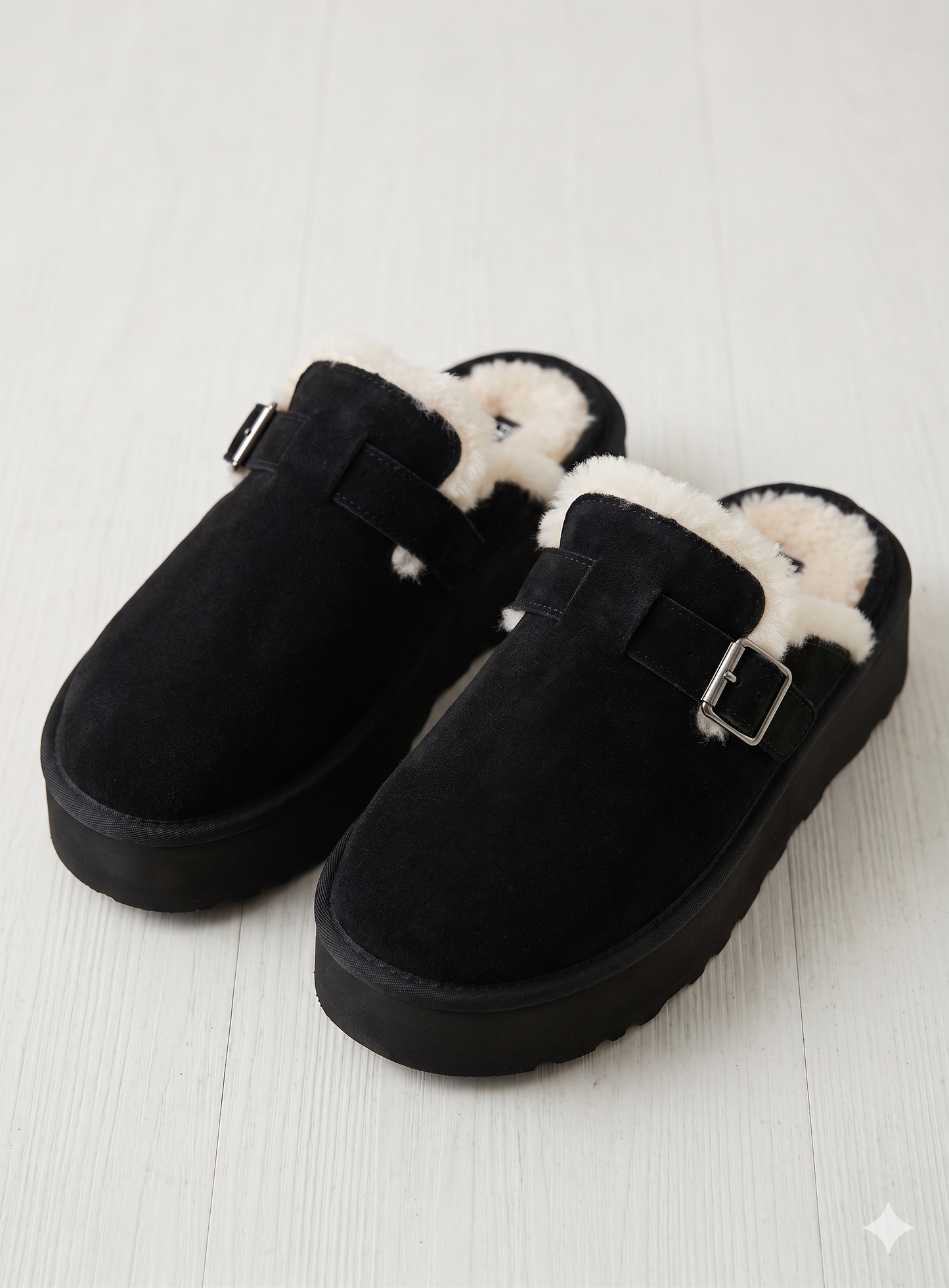 PantuBotas Birken Suecos SlipOn Platform Negro