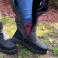 Botas Snow con plataforma de goma y diseño impermeable, perfectas para la nieve o la lluvia.