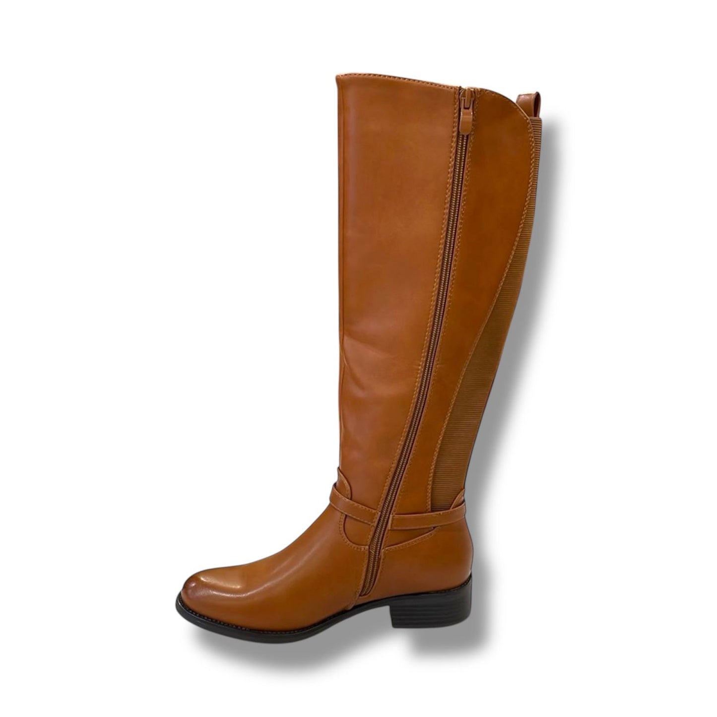 Botas Tania Clasicos Camel de costado lateral