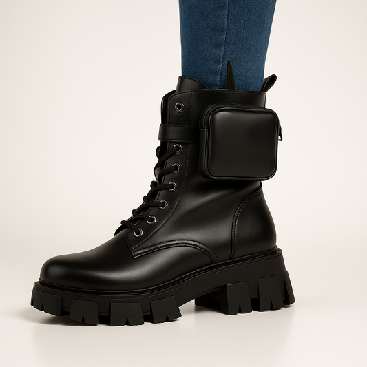 Botas Tha Boom con fondo blanco