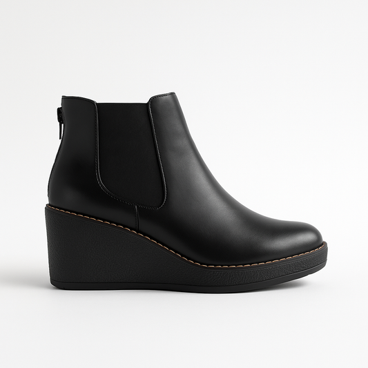 Botin Maite Negro con fondo blanco