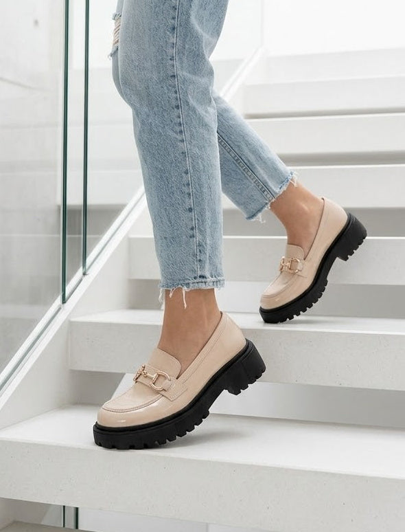 Mocasines Juliet beige (pre venta)