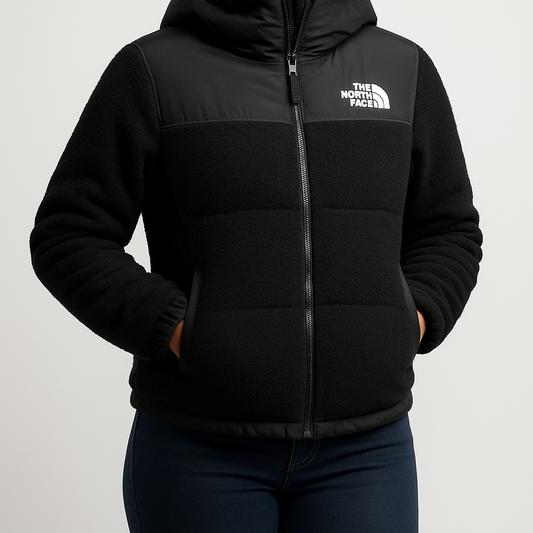 Chaqueta Teddy North Negra – Abrigo con Estilo y Suavidad