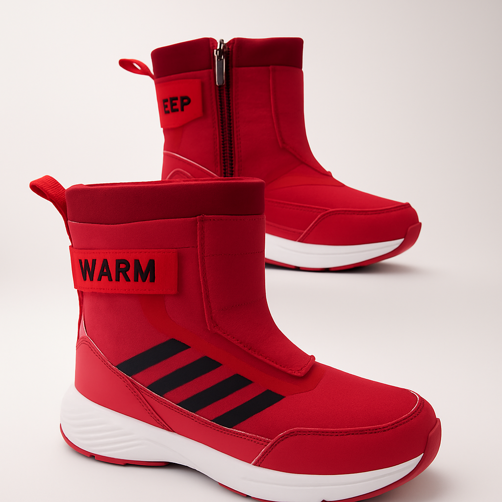 Botines impermeables con chiporro 589 Rojos