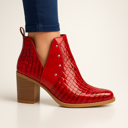 Botin Campero Texan Rojo