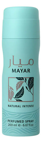 Body Splash Desodorante Lattafa Mayar Natural Intense 200ml - Mujer