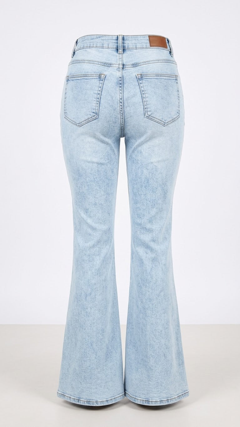 Jeans flare salvaje