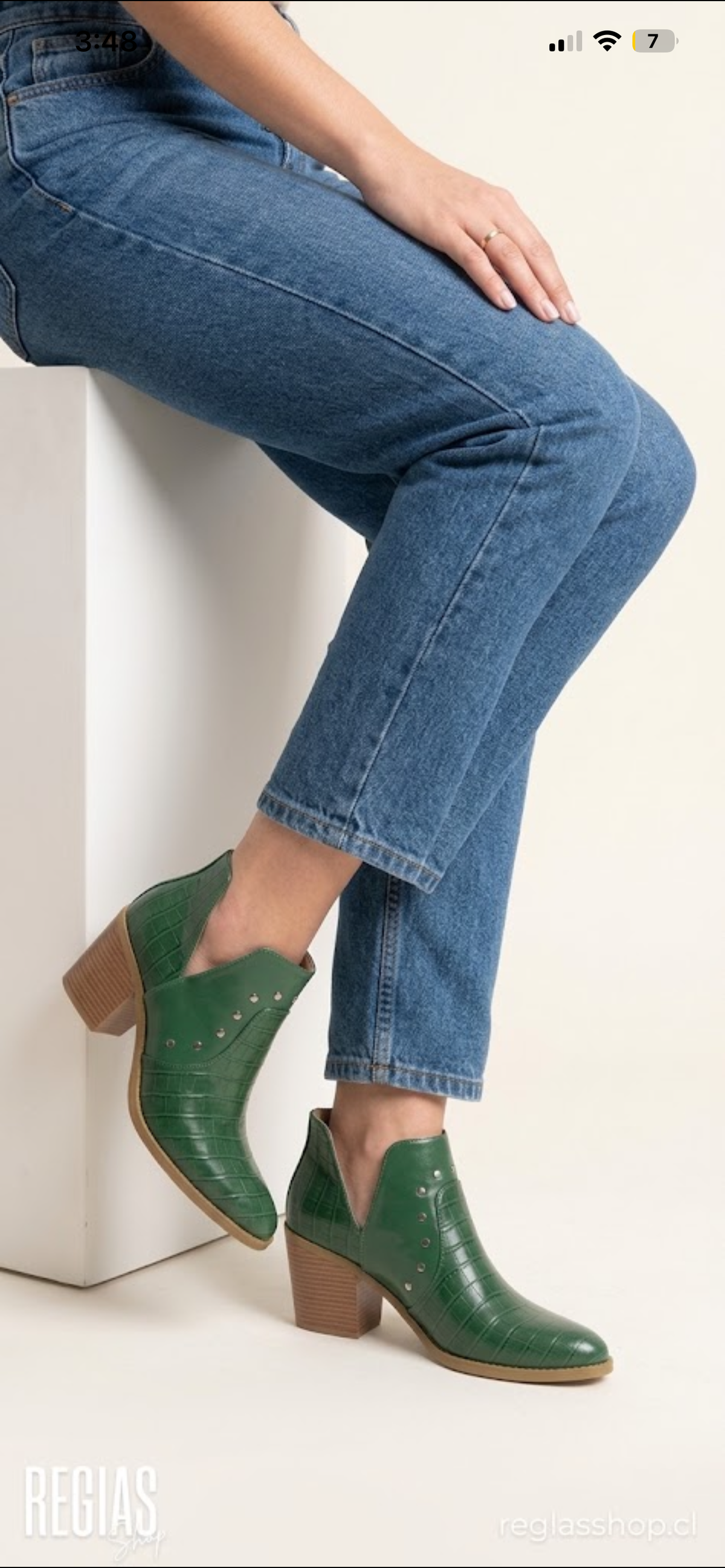 Botin Campero Texan Verde