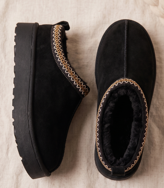 Pantubota chiporro tipo Slippers Negro