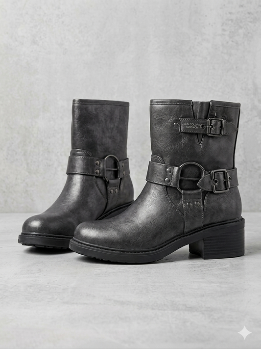 Botín Gris modelo BEAU