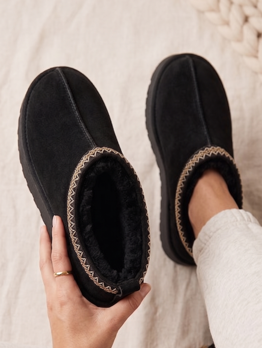 Pantubota chiporro tipo Slippers Negro