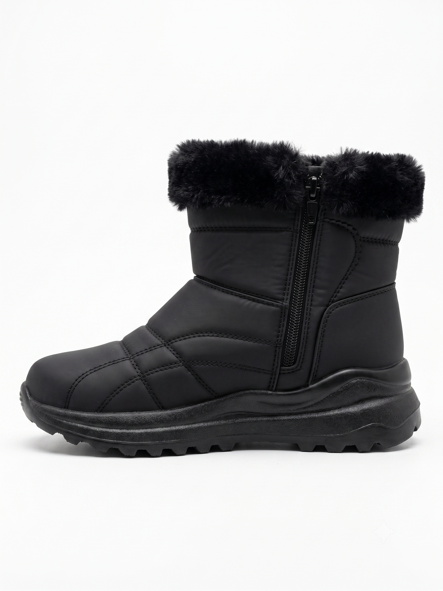 Botín Bajo Impermeable -  Ecocuero Negro