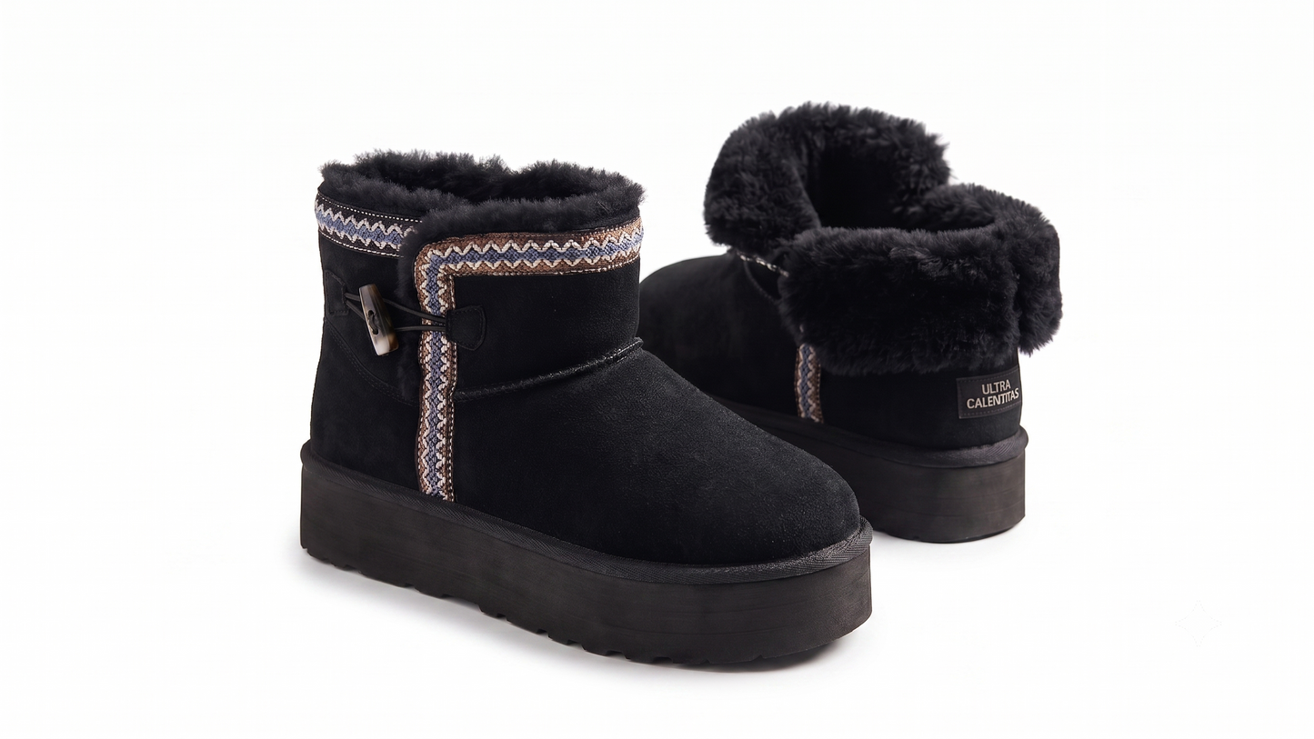 Botin Rori negro - pantubota extra calentita con chiporro