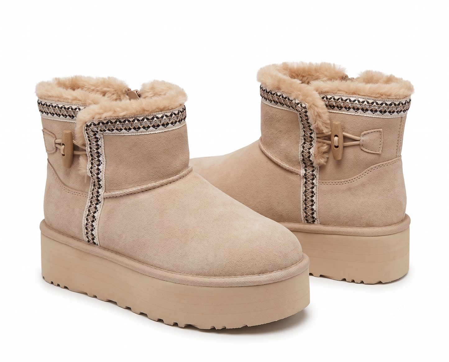 Botin Rori beige - pantubota extra calentita con chiporro