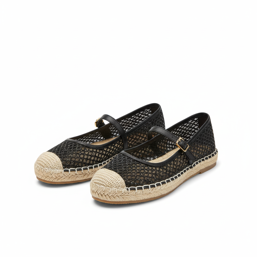 Alpargatas Zapatos Elivy Negro