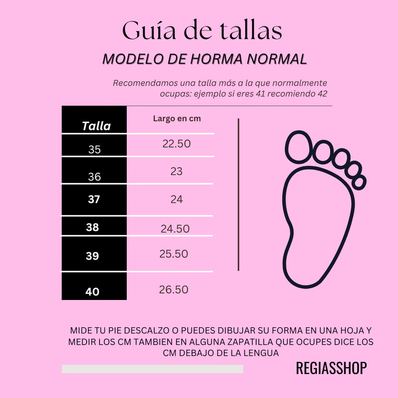 Guía de tallas