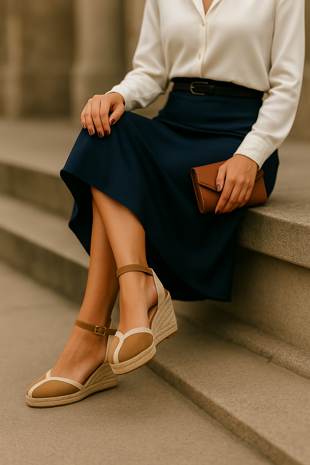 Sandalias Liz Camel