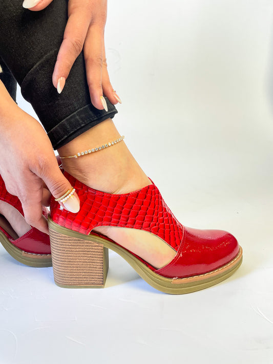 Botin Patty Rojo (preventa)