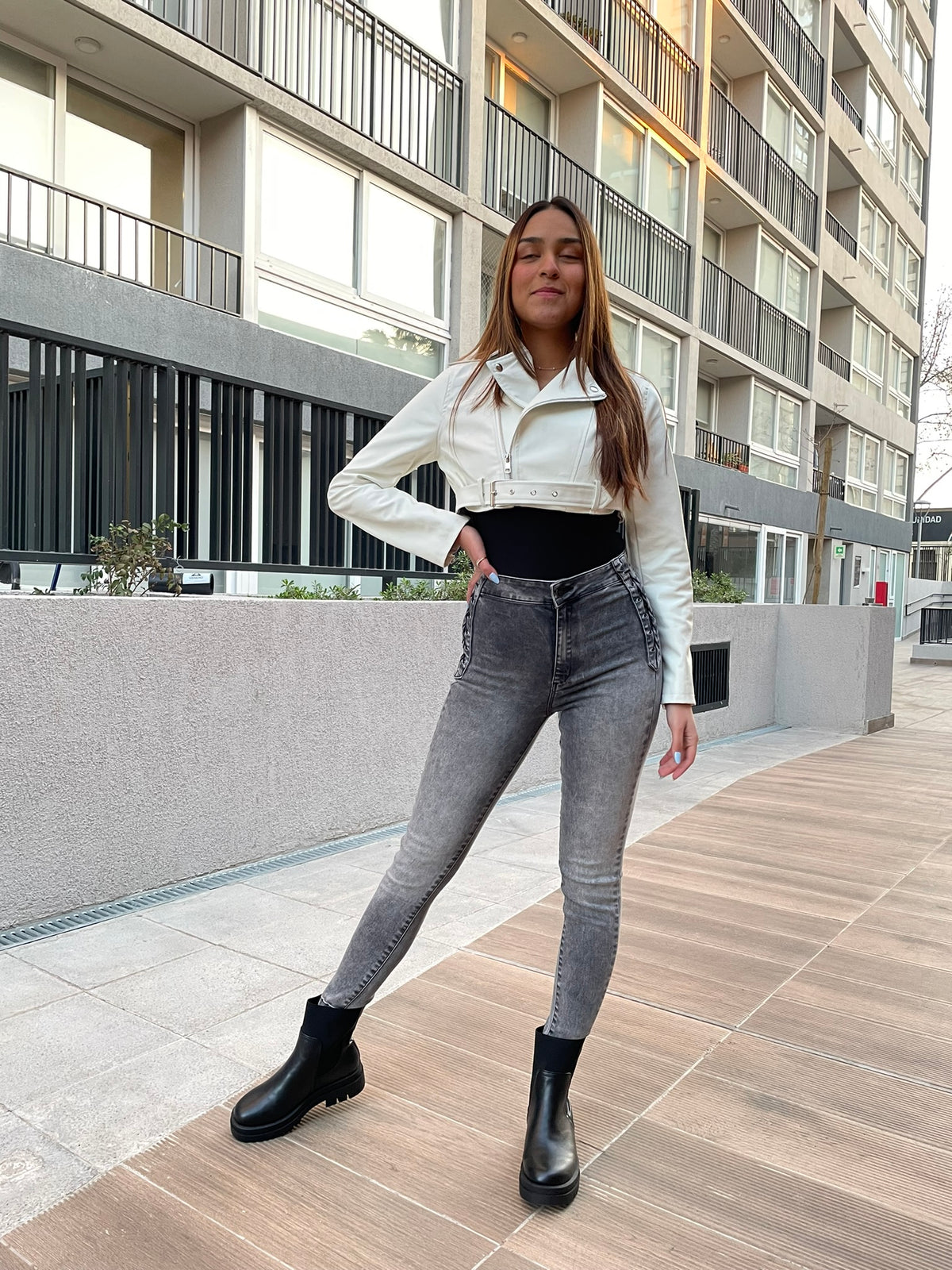 Jeans Skinny victoria trenzado