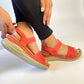 Sandalias Fresca rojo