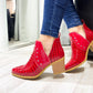 Botin Campero Texan Rojo