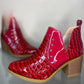 Botin Campero Texan Rojo