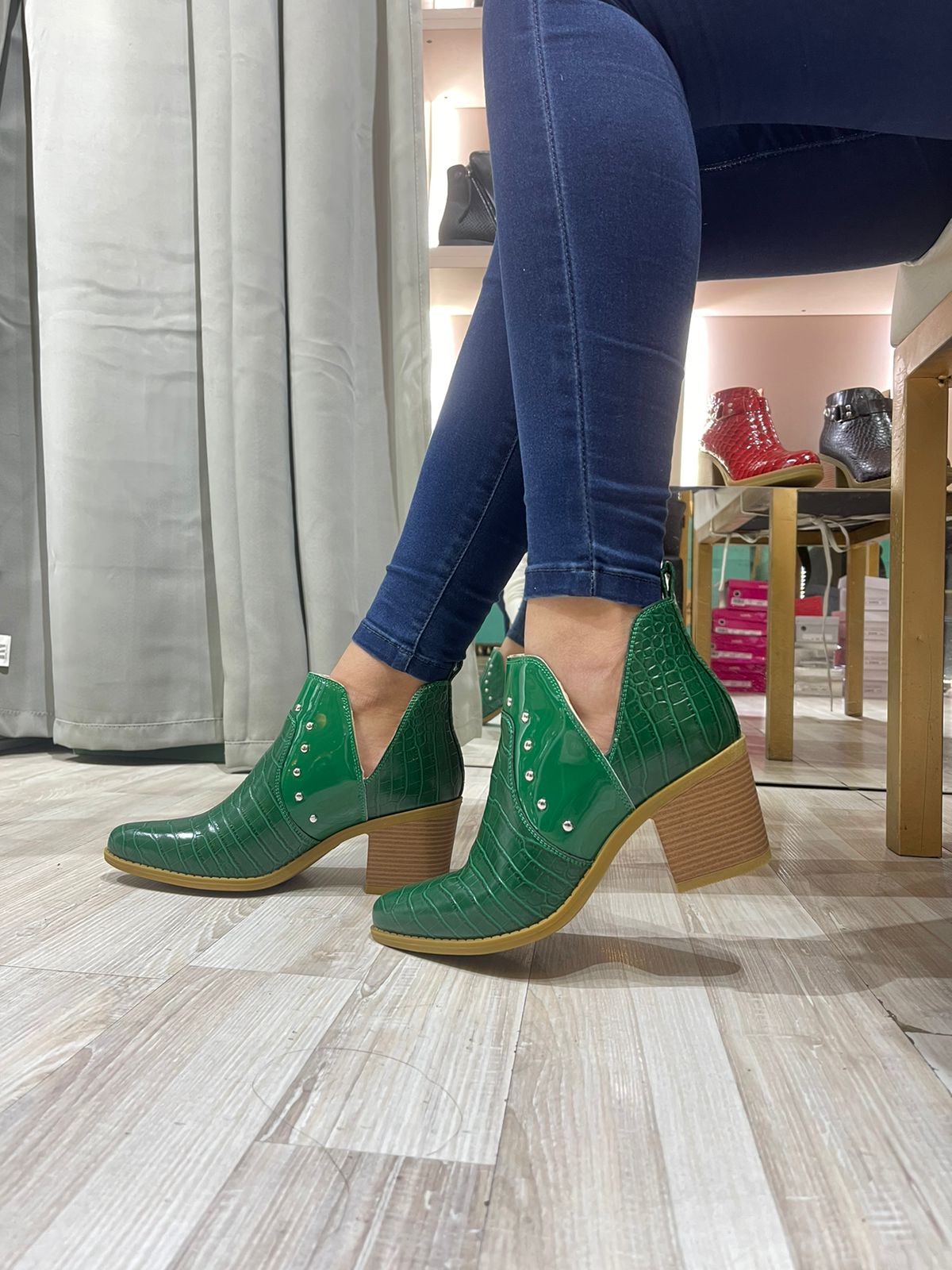 Botin Campero Texan Verde