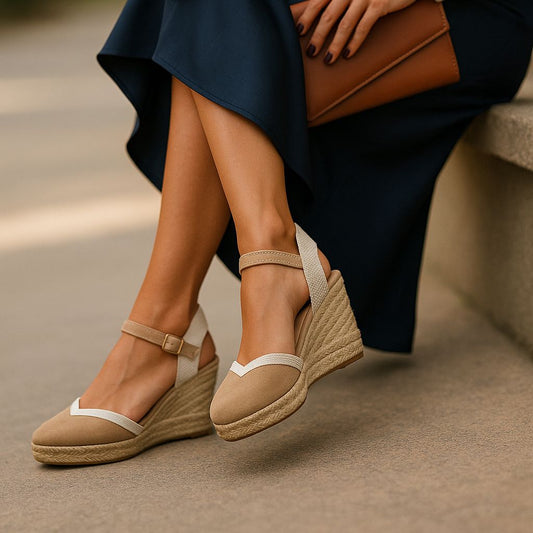 Sandalias Liz Camel